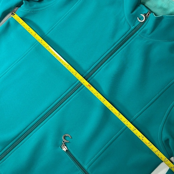 Connoisseur Equestrian Jacket - Medium - Teal - Scuba Fleece - Picture 14 of 16
